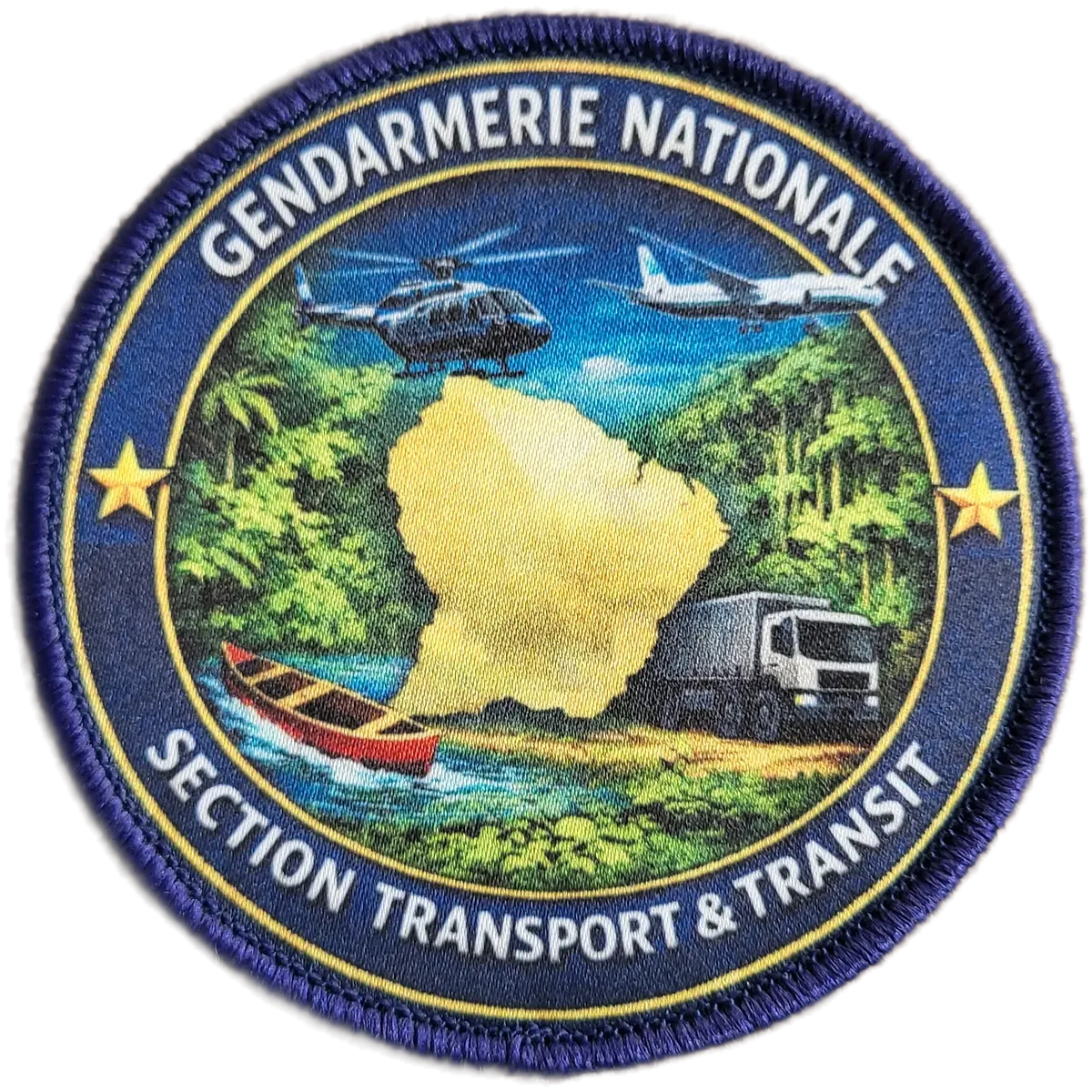 Section transport et transit Gendarmerie Guyane 