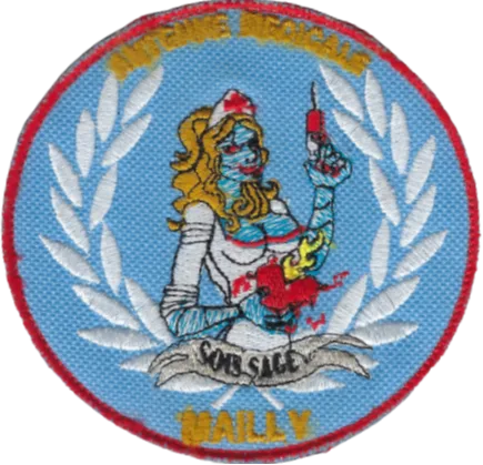 SSA : Antenne Médicale 52 (Mailly) Sois Sage fond bleu