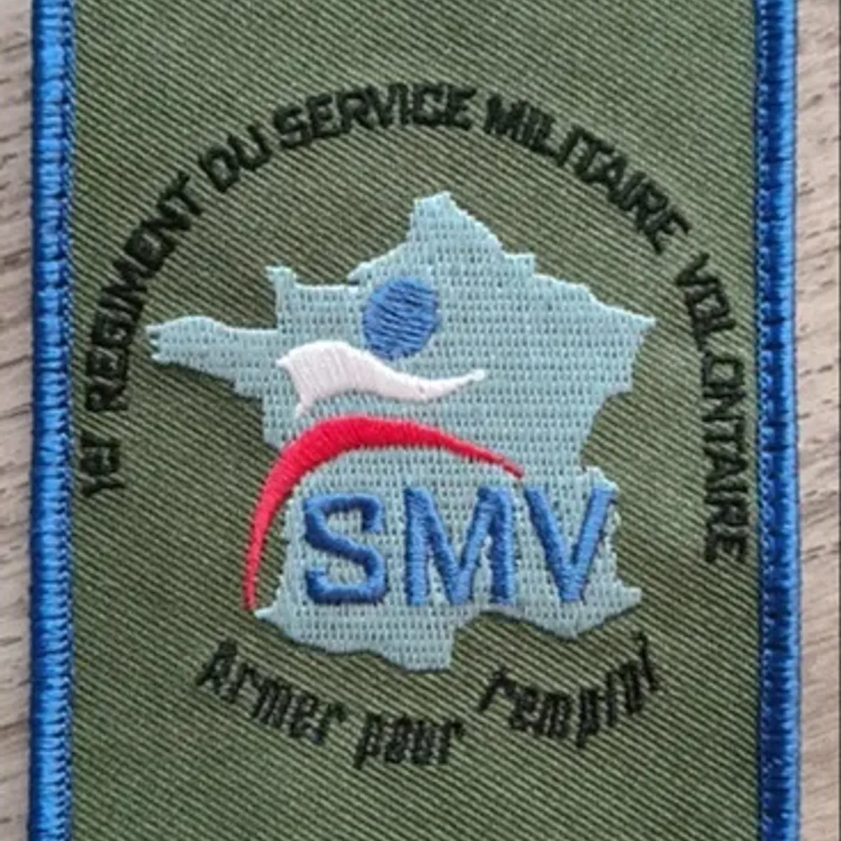 1er RSMV / 1ere Cie / Bordure bleu