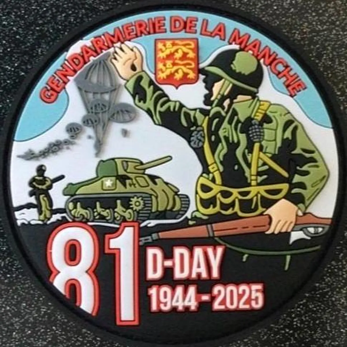 Écusson du 81eme anniversaire du DDay 