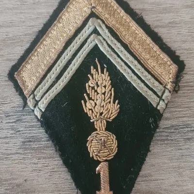 Losange HR précoce type cerf volant / 2 soutaches / Modèle cannetille