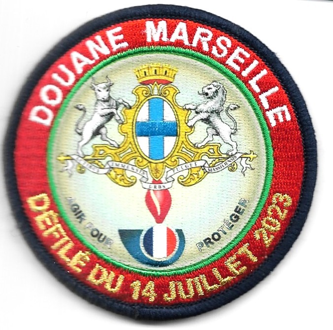 Douane - Défilé 14 juillet 2023 - Marseille 
