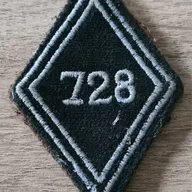 Losange 728eme CT / Modèle Troupe 