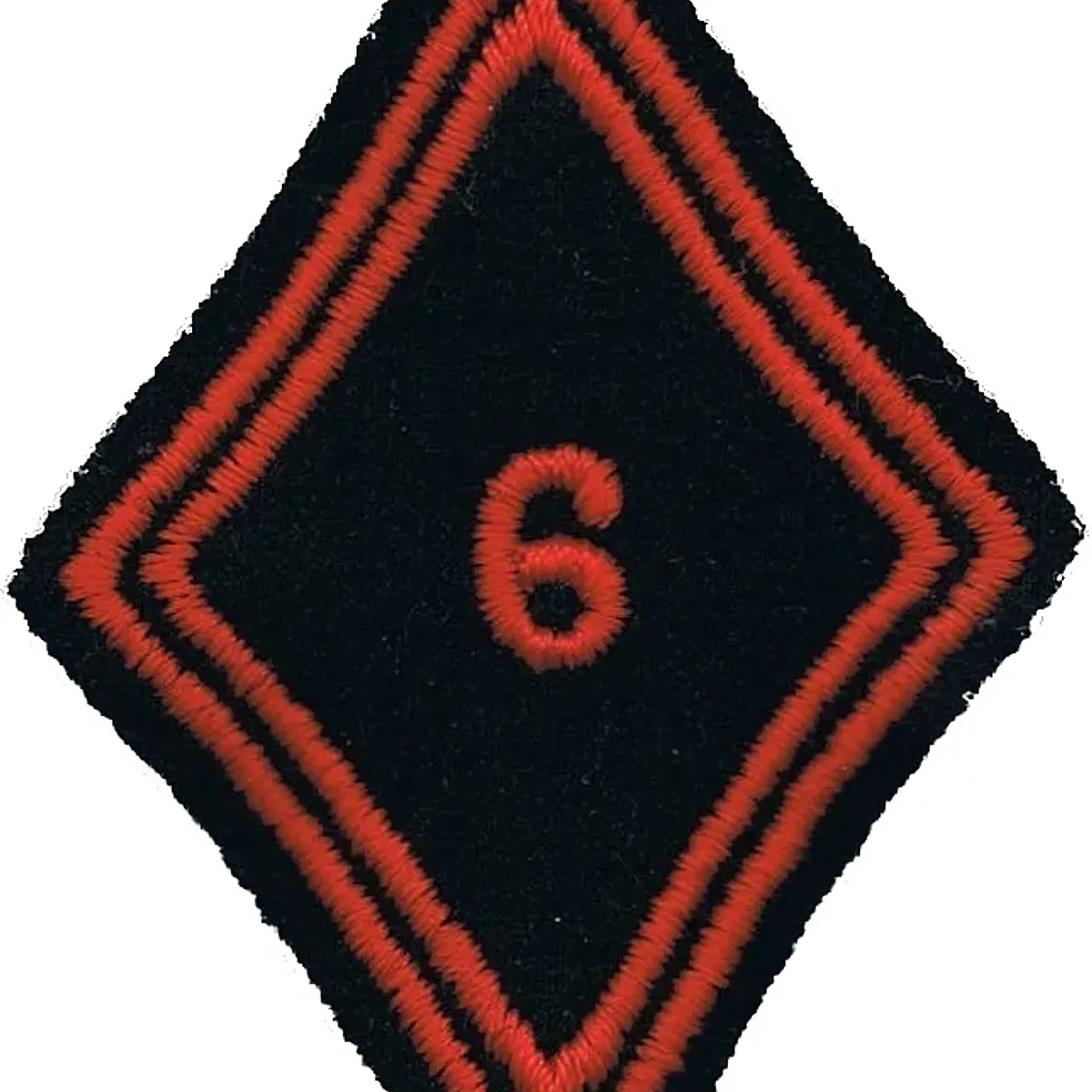 Losange du 6ème Régiment de Cuirassiers - Modèle Troupe