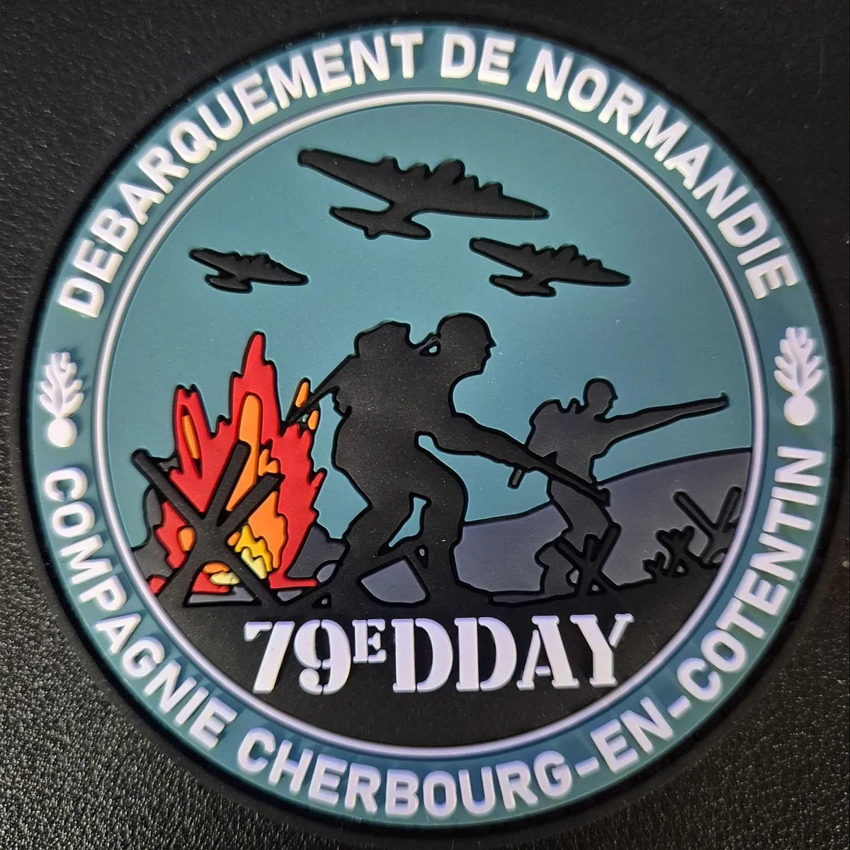 Écusson du 79eme anniversaire du débarquement compagnie de Cherbourg