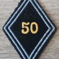 Losange 50eme BT / Modèle Cadre en fil jaune 