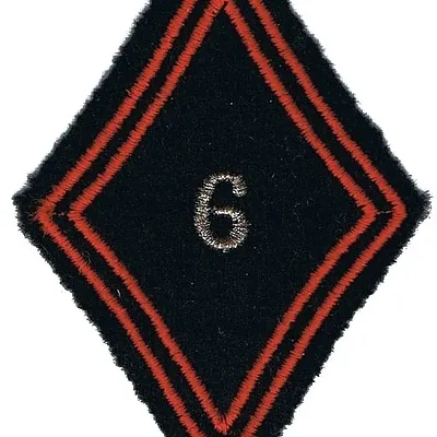 Losange du 6ème Régiment de Cuirassiers - Modèle Cadre