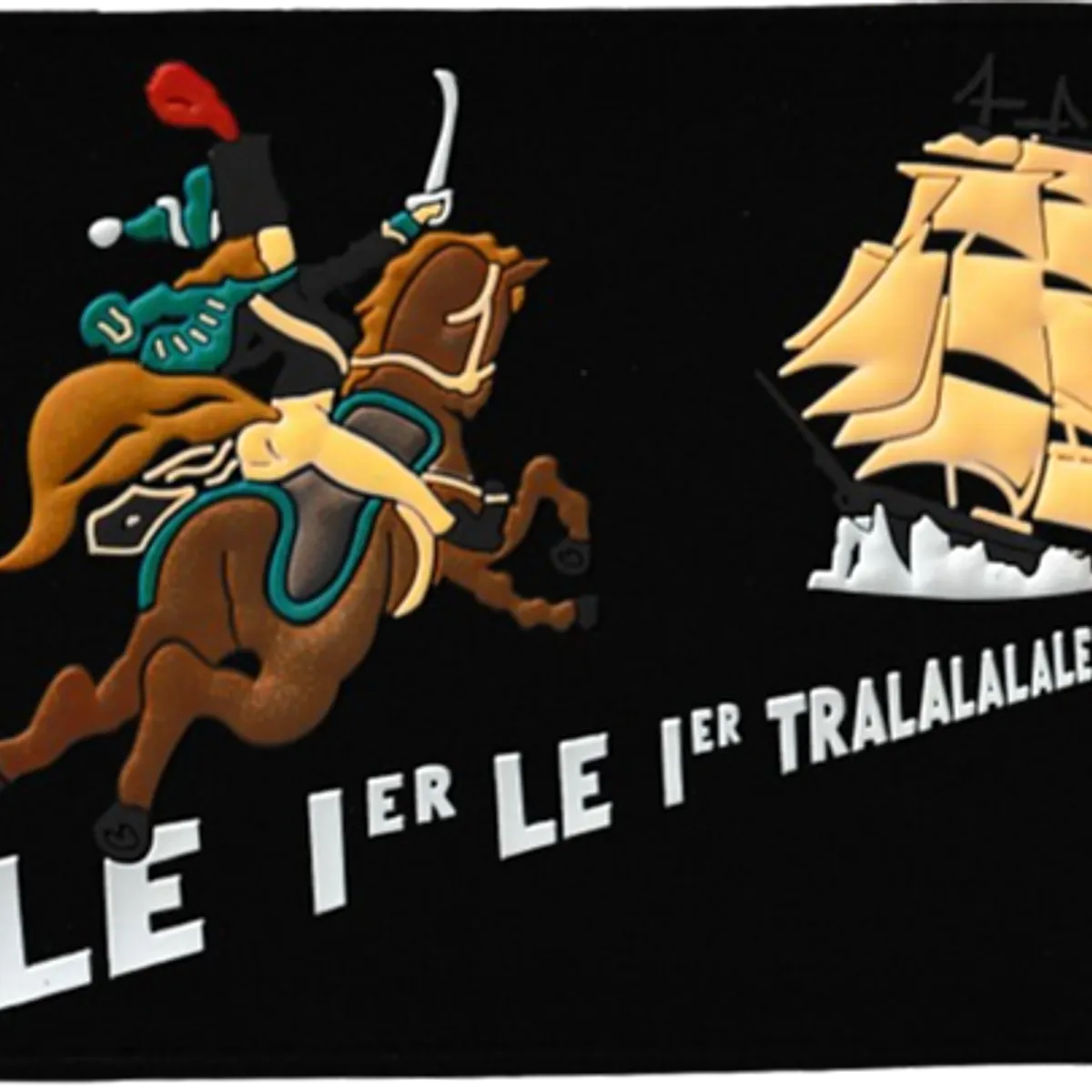 2ème Régiment de Hussards - 1er Escadron - Fantaisie (Noir)