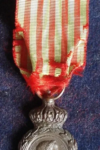 Recto de Médaille de Sainte Hélène