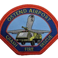 Ostend Airport Crash - Fire - Rescue