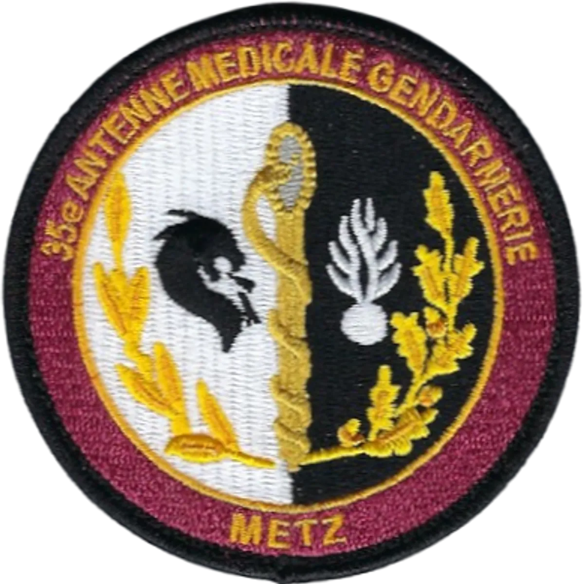 SSA : Antenne Médicale 35 (Metz-Queuleu) Brodé