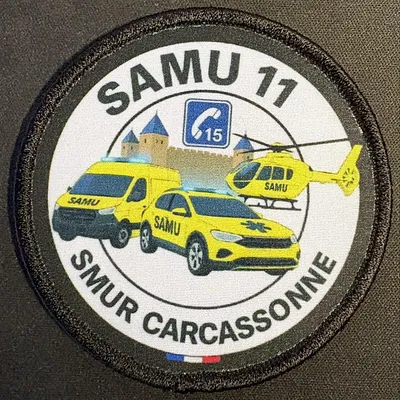 SAMU 11 SMUR Carcassonne Brodé