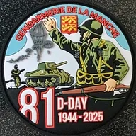 Écusson du 81eme anniversaire du DDay 