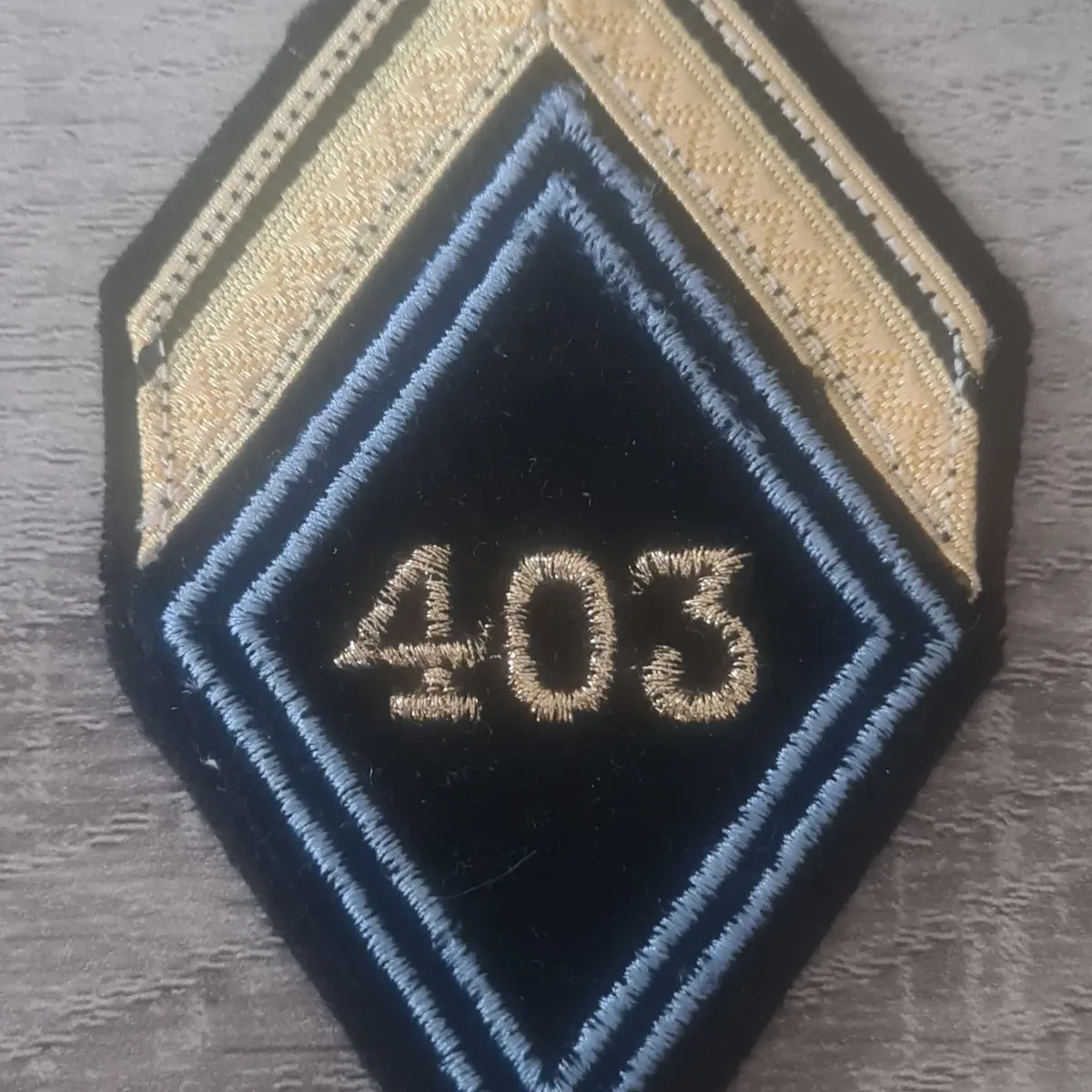 Losange 403eme CLT / Modèle Cadre / Sergent Engagé 