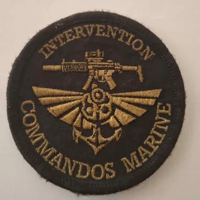 Commando Marine CTLO "intervention", fond noir.