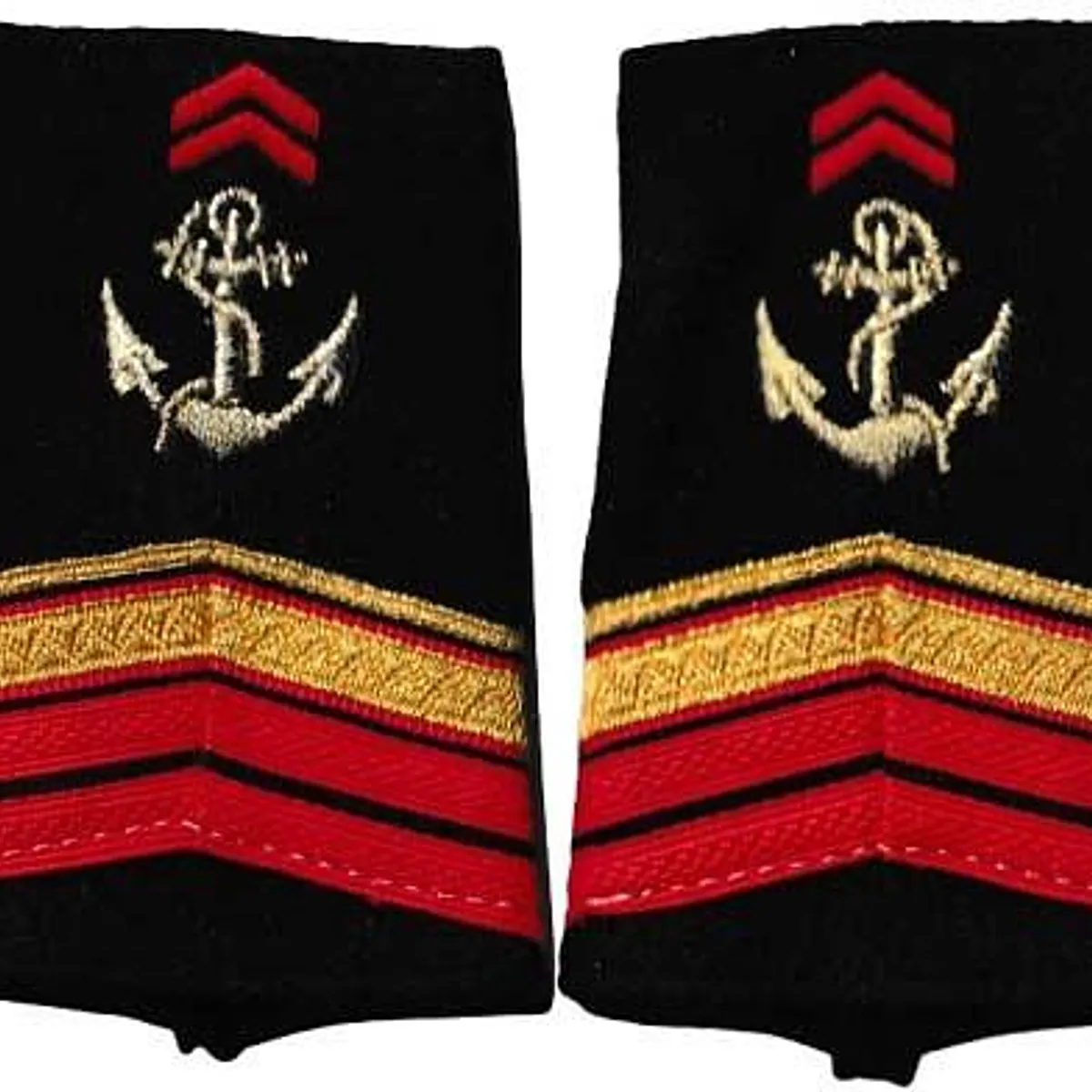 Fourreaux d'épaules de caporal-chef des troupes de marine