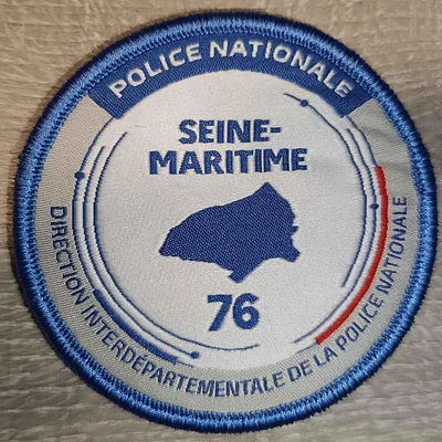 Ecusson DIPN 76 (Seine-Maritime)