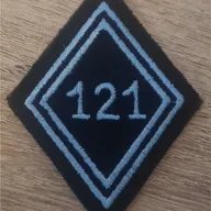 Losange 121eme CT / Modèle Troupe 