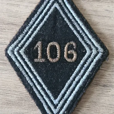 Losange 106eme CMT / 3 Soutaches / Modèle Cadre