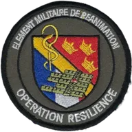 SSA : Elément Militaire de Réanimation Opération Résilience Mulhouse (85mm)