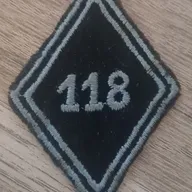 Losange 118eme BT / Modèle Troupe 