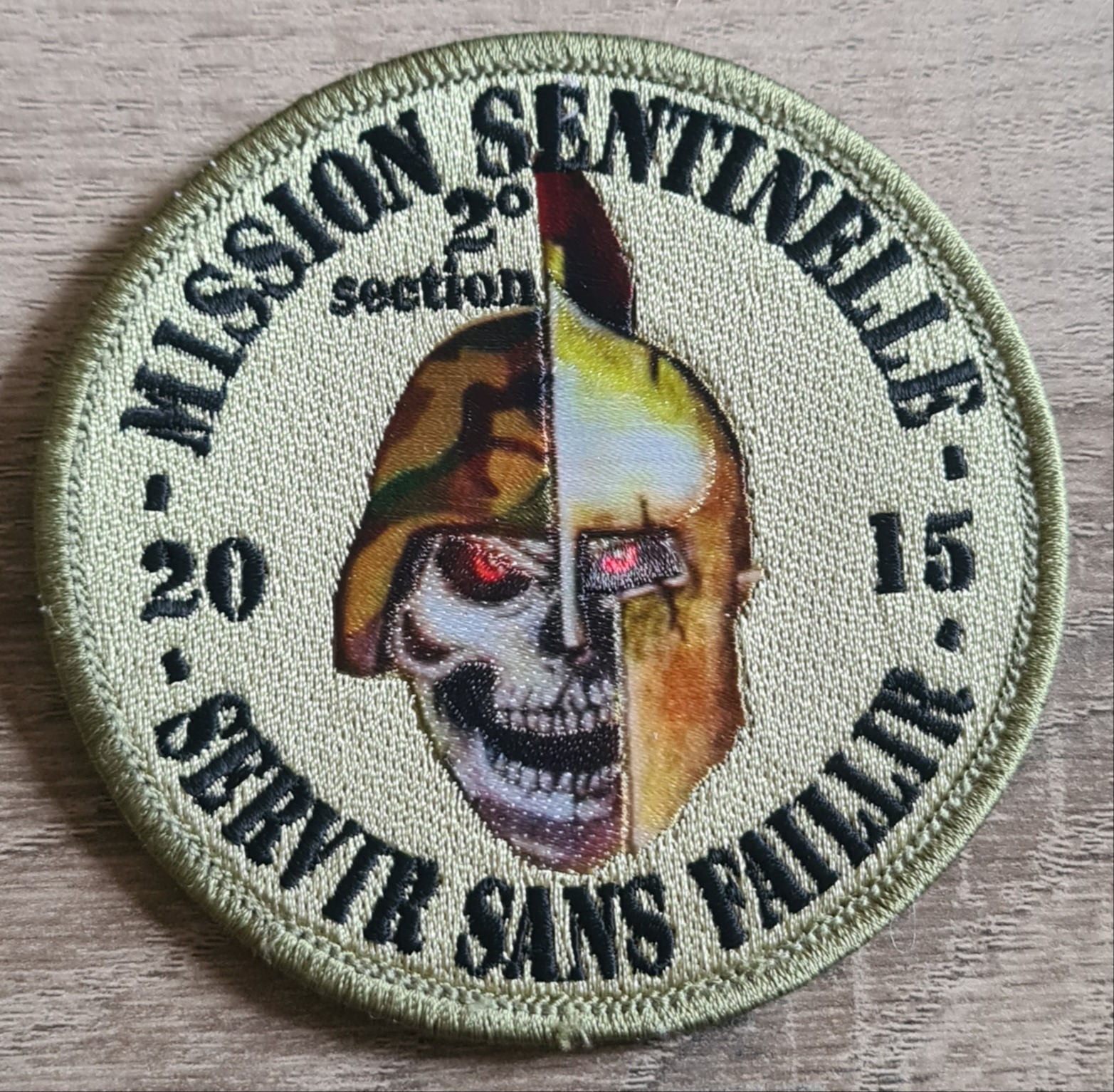 SENTINELLE 2015 / 2e Section / Servir sans faillir