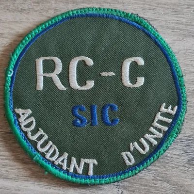 RC-C / Cie SIC / Adjudant d'unité / 53e RT