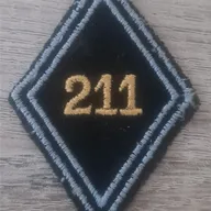 Losange 211eme DT / Modèle Cadre en fil jaune