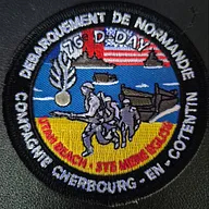 Écusson du 76eme anniversaire du débarquement compagnie de Cherbourg