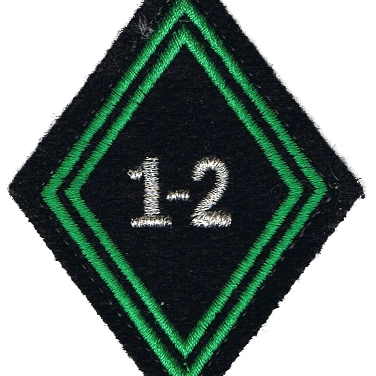 Losange de bras du 1er-2ème Régiment de Chasseurs - Modèle cadre