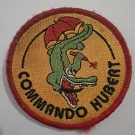 Commando Marine Hubert, tissé jaune.