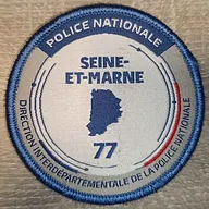 Ecusson DIPN 77 (Seine-et-Marne)