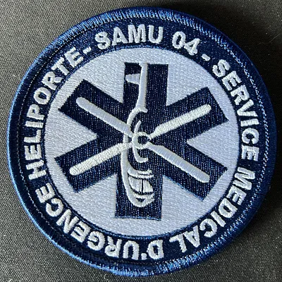 SAMU 04 SMUH HELISMUR Digne les Bains Brodé
