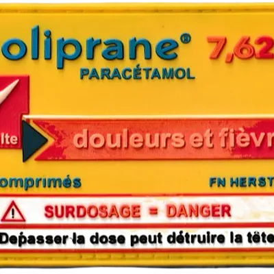 2ème Régiment de Hussards - Ecusson fantaisie Doliprane 7,62