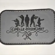 2ème Régiment de Hussards, Pelle Pioche Unit, patch moral