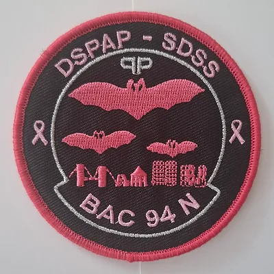 Ecusson Tissu Bac 94n Octobre Rose 2025
