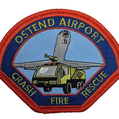 Ostend Airport Crash - Fire - Rescue