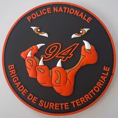 Ecusson PVC Sureté Territoriale Du 94