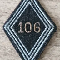 Losange 106eme CMT / 3 Soutaches / Modèle Cadre