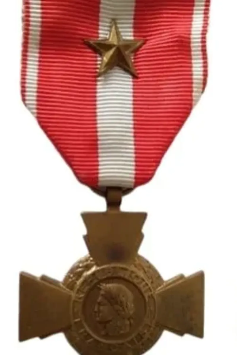 Croix de la Valeur Militaire - étoile de bronze