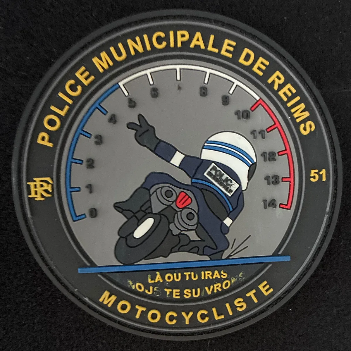 Rondache police municipale unité motocycliste Reims 