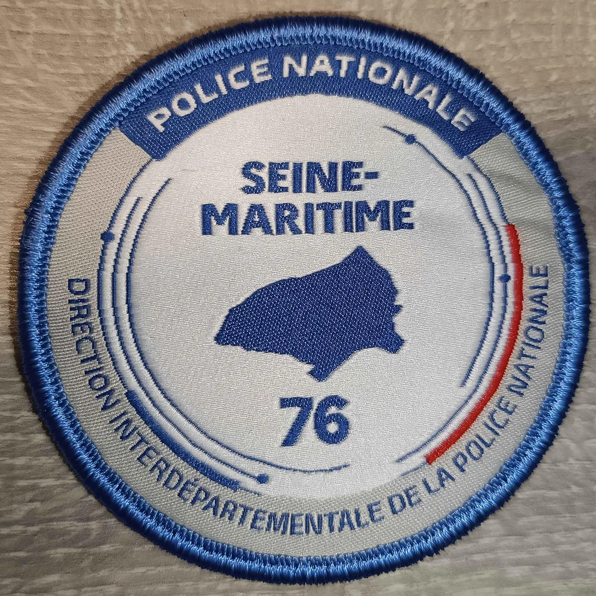 Ecusson DIPN 76 (Seine-Maritime)