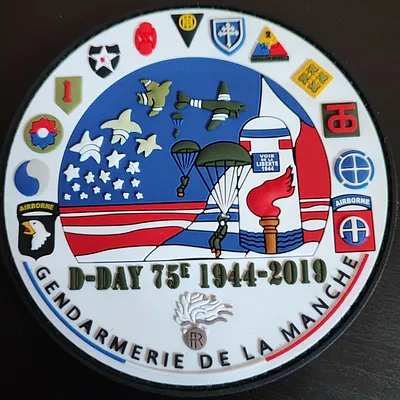 Commémoration du débarquement 75ème anniversaire Gendarmerie de la Manche