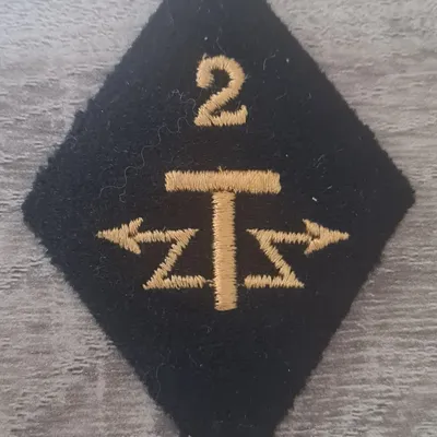 Losange 2eme GRET / Modèle Cadre en drap