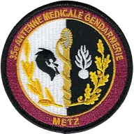 SSA : Antenne Médicale 35 (Metz-Queuleu) Brodé