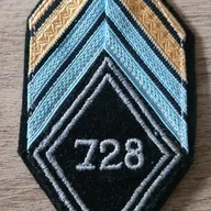 Losange 728eme CT / Modèle Troupe / Caporal Chef Engagé 
