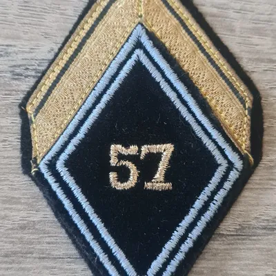 Losange 57eme RT / Modèle Cadre / Sergent Engagé 