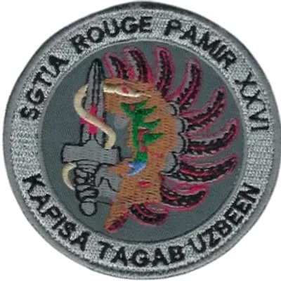 SSA : SGTIA Rouge Mandat XXVI Kapisa Tagab Uzbeen