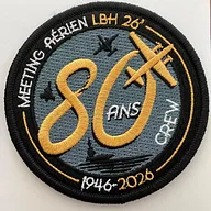 80ans - BAN Lann-Bihoué Crew Tissu