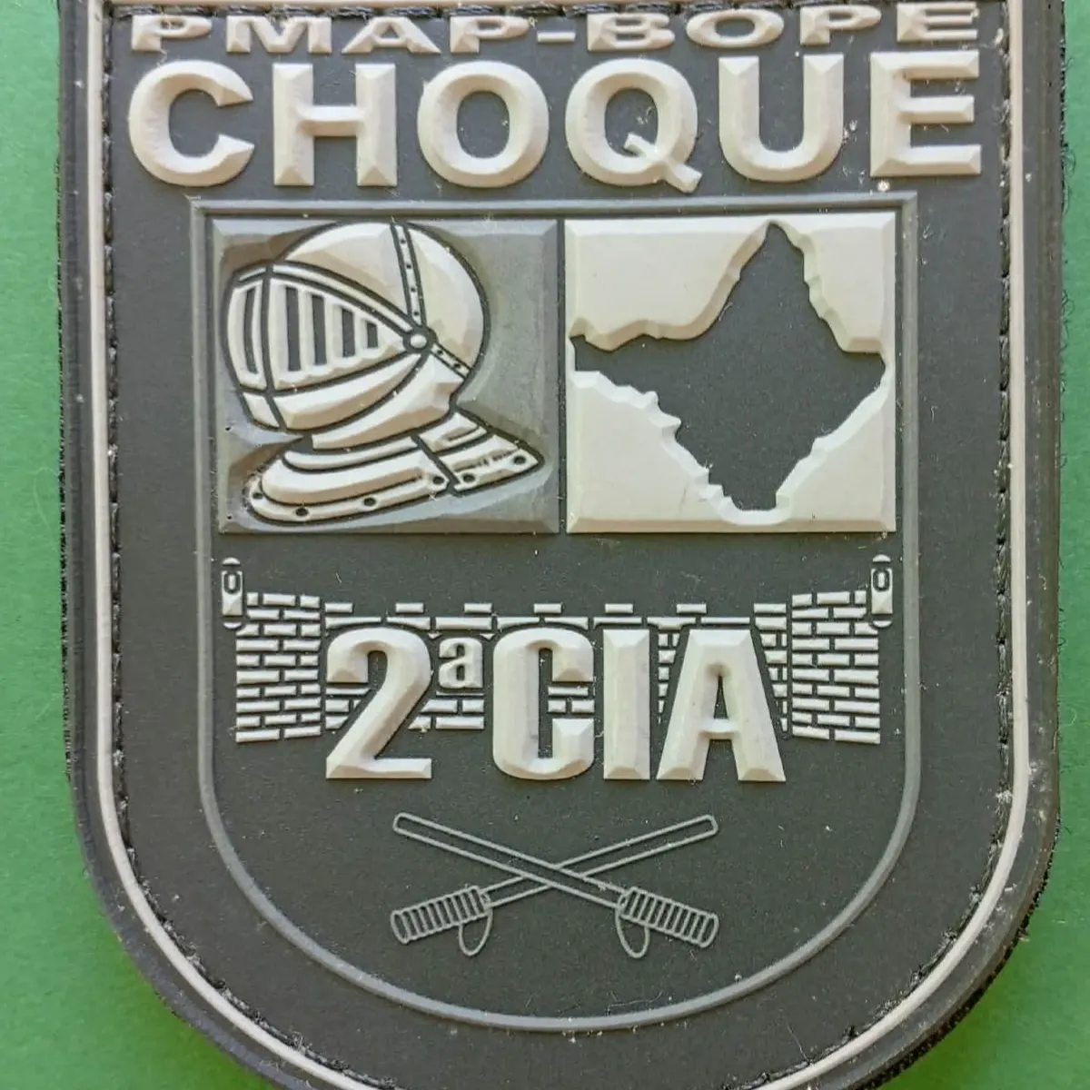 PMAP-BOPE - CHOQUE - 2ª CIA - Noir et Blanc